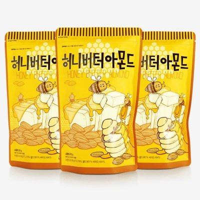 Honey Butter Almond 250g Pack of 3
