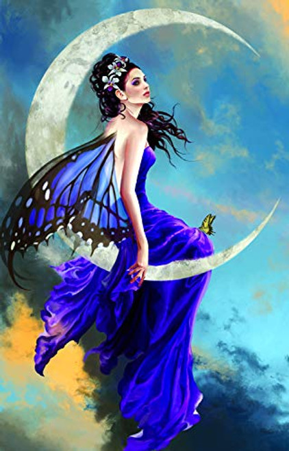 Sunsout 2019 Moon Amethyst by Artist Nene Thomas 1000 Piece Fantasy Jigsaw Puzzle Sunsout 2019 Moon Amethyst by Artist Nene Thomas 1000 Piece Fantasy Jigsaw Puzzle