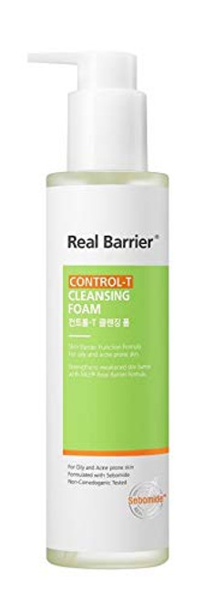Real Barrier ControlT Cleansing Foam with Sebomide 642Fl Oz 190ml Real Barrier ControlT Cleansing Foam with Sebomide 642Fl Oz 190ml