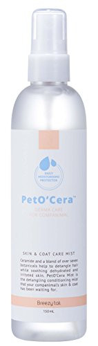 Breezytail PetOCera Mist  Skin  Coat Care Conditioning Spray for Dogs and Cats  Detangling Spray  Conditioning Mist  Ceramide Infused Hypoallergenic CompAnimal Skin  Coat Care