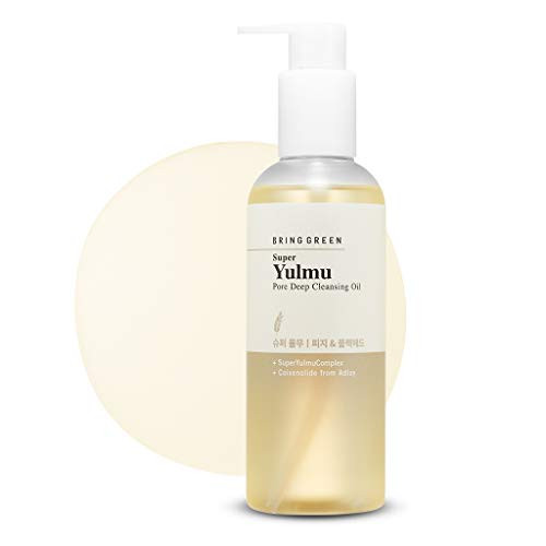 BRING GREEN Super Yulmu Pore Deep Cleansing Oil 250ml  Super Adlay Complex Powerful Makup Cleansing with Abundant Nutrition Sebum Contorl  Blackheads out  Minimize Pores Skin Clean and Clear