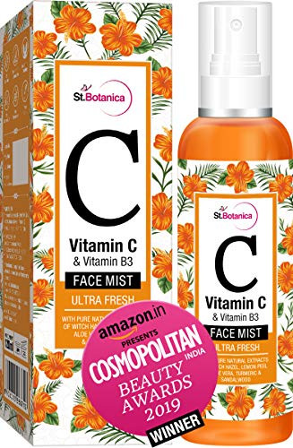 StBotanica Vitamin C  B3 Face Mist Ultra Fresh  120ml  Refreshes  Enhances Natural Radiance