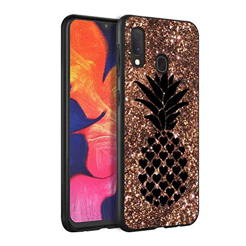BWOOLL Galaxy A20 Case Galaxy A30 Case Slim AntiScratch Flexible Shock Absorbent Silicone Protective Case Cover for Samsung Galaxy A20  A30 2019  Pineapple
