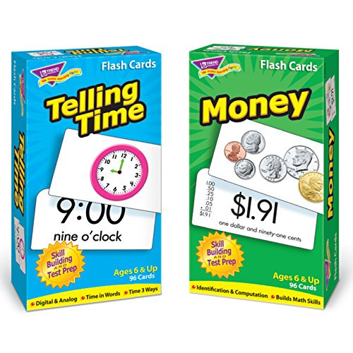 Trend Enterprises Inc T-53905 Time and Money Skill Drill Flash Cards Assortment