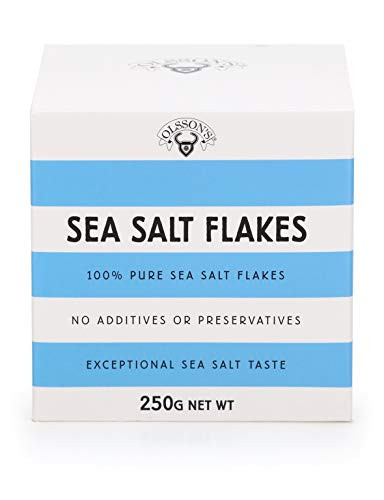 Olsson Sea Salt  Australian Sea Salt  Worlds Finest Hand Harvested Salts  Gourmet pure natural salt 100 natural Australian  not Himalayan  flaky pure sea salt 250G