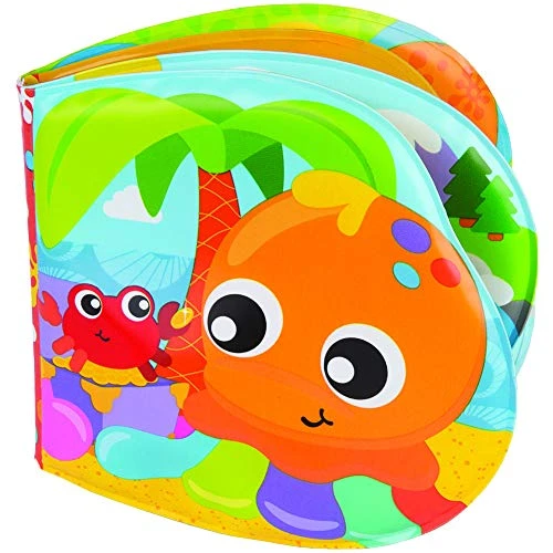 Playgro Splashing Fun Friends Bath Book with Squeaker from 6 Months BPAFree Multicoloured 40180