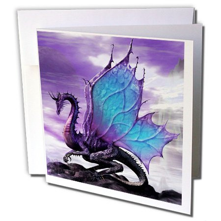 3dRose Fairytale Dragon - Greeting Cards, 6 x 6 inches, set of 6 (gc_4145_1)