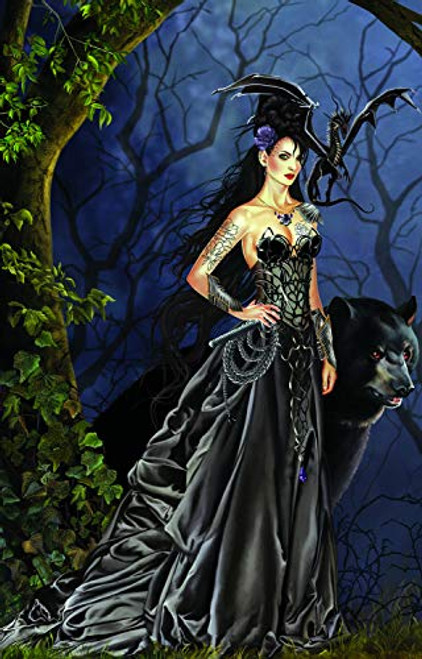 Sunsout 2019 Mistress of The Lycani by Artist Nene Thomas 1000 Piece Fantasy Jigsaw Puzzle Sunsout 2019 Mistress of The Lycani by Artist Nene Thomas 1000 Piece Fantasy Jigsaw Puzzle