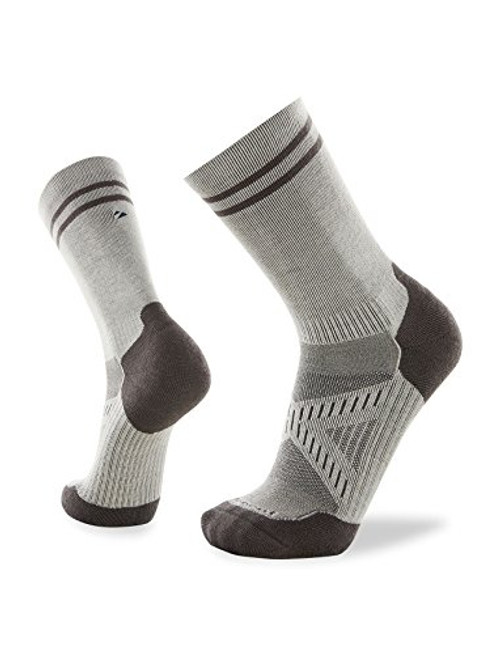 Le Bent Le Sock Run Light 34 Crew Natural White XLarge Le Bent Le Sock Run Light 34 Crew Natural White XLarge