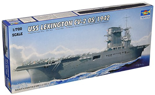 Trumpeter 1700 USS Lexington CV2 Aircraft Carrier May 1942 Model Kit Trumpeter 1700 USS Lexington CV2 Aircraft Carrier May 1942 Model Kit