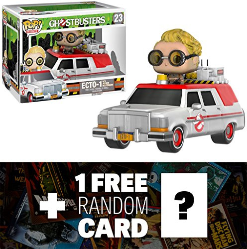 Ghostbusters Ecto1  Jillian Holtzmann Funko POP! Rides x Vinyl Figure  1 Free Classic Scifi  Horror Movies Trading Card Bundle 076290
