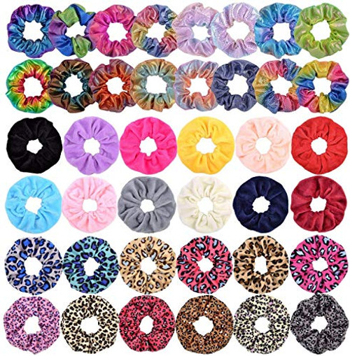 40 Pcs Hair Scrunchies Velvet Elastic Hair Bands Scrunchy Hair Ties Ropes Scrunchie for Women or Girls Hair Accessories 40 Pcs Hair Scrunchies Velvet Elastic Hair Bands Scrunchy Hair Ties Ropes Scrunchie for Women or Girls Hair Accessories