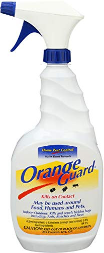 Orange Guard Home Pest Control Spray  Kills and Repels Ants Roaches Fleas and More  Water Based IndoorOutdoor Natural Organic Formula  32 fl oz