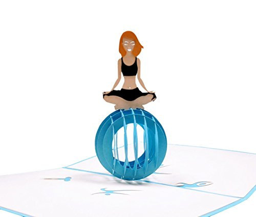 iGifts And Cards Cute Yoga Lady 3D Pop Up Greeting Card Fitness Balance Healthy Meditation Ball HalfFold Happy Birthday Just Because Friendship All Occasion Thank You Congratulations Fun iGifts And Cards Cute Yoga Lady 3D Pop Up Greeting Card Fitness Balance Healthy Meditation Ball HalfFold Happy Birthday Just Because Friendship All Occasion Thank You Congratulations Fun