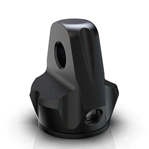 MZS Winch Shackle Mount with Pin  Rubber Guard  Universal Fit 20000lb Black
