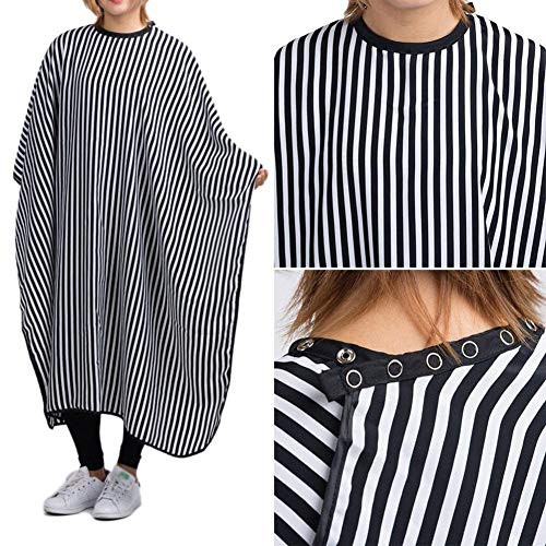 Professional Salon Cape Nylon Waterproof with Snap Closure Hair Salon Cutting Cape Barber Hairdressing Cape A Professional Salon Cape Nylon Waterproof with Snap Closure Hair Salon Cutting Cape Barber Hairdressing Cape A