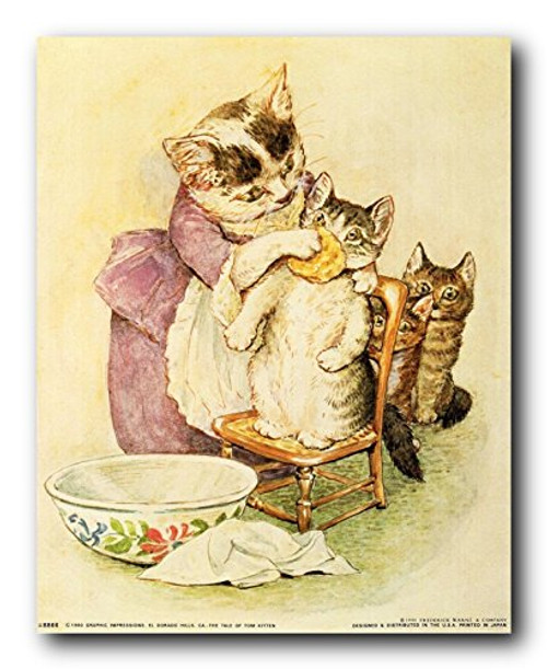 The Tale of Tom Kitten Beatrix Potter Kids Room Art Print Poster 16x20 The Tale of Tom Kitten Beatrix Potter Kids Room Art Print Poster 16x20