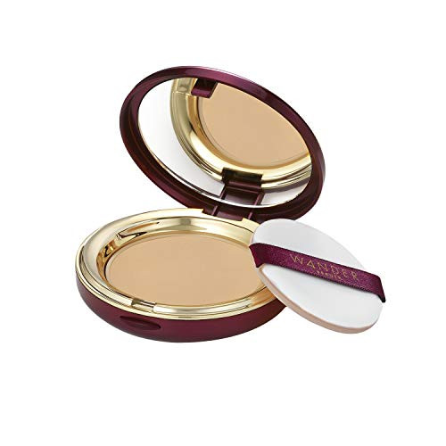 Wander Beauty Wanderlust Powder Foundation  Golden Medium  Talc Free Cruelty Free Vegan Lightweight Powder Foundation Covers Everything Silky Smooth Natural Matte Finish Sheer to Buildable Full Coverage