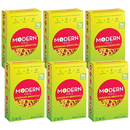 Modern Table Gluten Free Complete Protein Lentil Pasta Meal Kit Cheddar Broccoli 6 Count