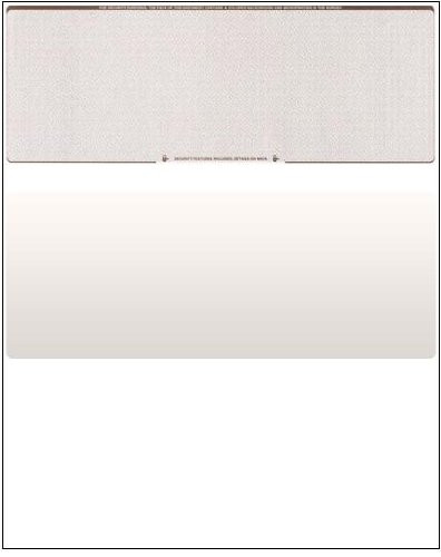 100 Blank Check Stock  Check on Top  Brown Diamond