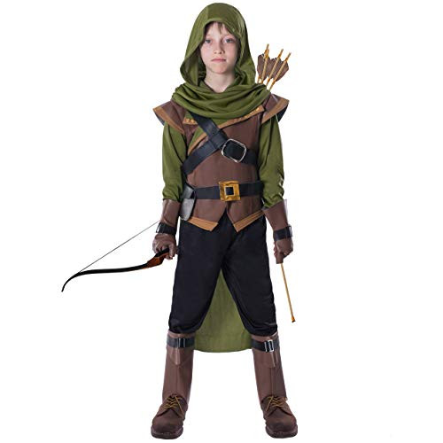 Spooktacular Creations Robin Hood Child Costume Medium 810yr Green