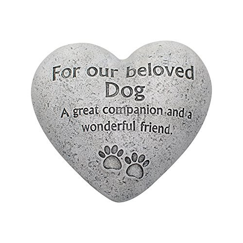 Comfy Hour 6 for Our Beloved Dog Paw Print Remembrance Memorial Stepping Stone Plaque