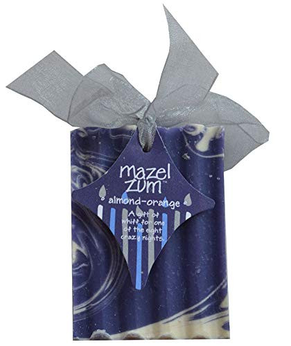 Indigo Wild Mazel Zum Bar with Bow Goats Milk Soap Almond Orange