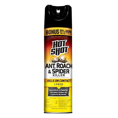 Hot Shot 36782 Roach  Spider Ant Roach Spider Killer 218 OZ Lemon Pack of 12