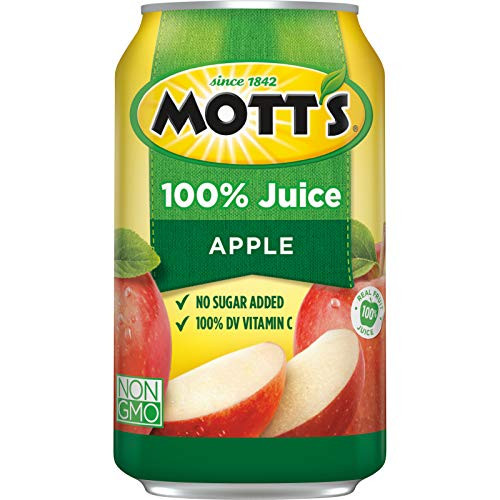 Motts Apple Juice Single Serve 115Ounce Cans Pack of 24