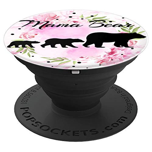 Mama Bear 2 Two Cubs Design Floral Grip for Mom Gift PopSockets Grip and Stand for Phones and Tablets Mama Bear 2 Two Cubs Design Floral Grip for Mom Gift PopSockets Grip and Stand for Phones and Tablets