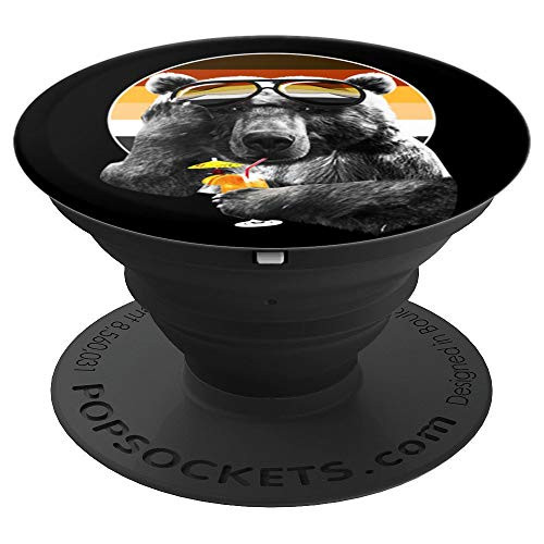 Funny LGBT Gay Bear Pride PopSockets Grip and Stand for Phones and Tablets