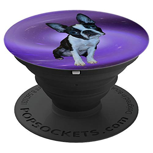 Cute Boston Terrier Gift Idea  I Love My Boston Terrier Dog PopSockets Grip and Stand for Phones and Tablets