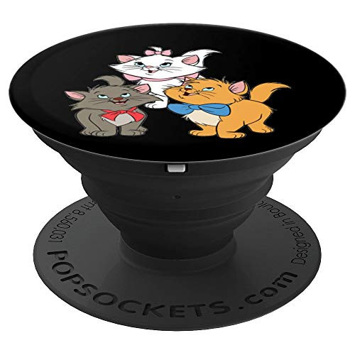 Women Girls Marie Cat Cartoon Gifts Aristocats Kittens PopSockets Grip and Stand for Phones and Tablets