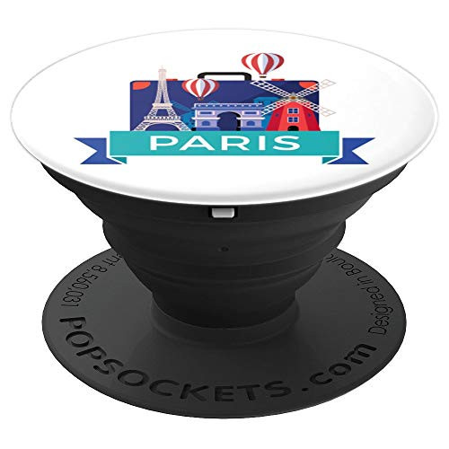 Paris Eiffel Tower Arc De Triomphe PopSockets Grip and Stand for Phones and Tablets