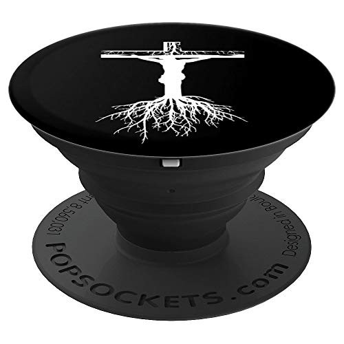 Jesus Christ Cross Roots Religious Christian Gift PopSockets Grip and Stand for Phones and Tablets Jesus Christ Cross Roots Religious Christian Gift PopSockets Grip and Stand for Phones and Tablets