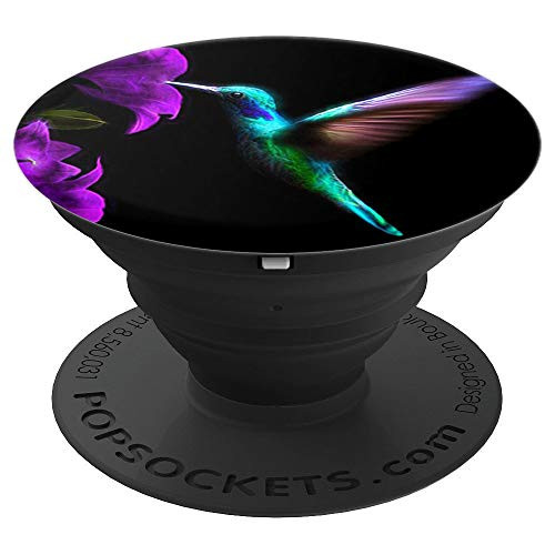 Hummingbird Bird Floral Purple Flowers PopSockets Grip and Stand for Phones and Tablets Hummingbird Bird Floral Purple Flowers PopSockets Grip and Stand for Phones and Tablets