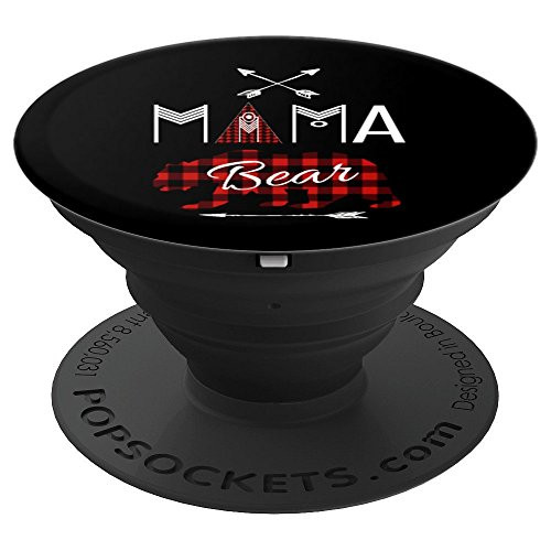 Mama Bear Trendy Buffalo Plaid Gift For Mom PopSockets Grip and Stand for Phones and Tablets Mama Bear Trendy Buffalo Plaid Gift For Mom PopSockets Grip and Stand for Phones and Tablets