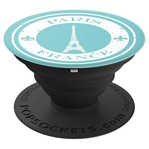 Paris Eiffel Tower Souvenir Vintage Design PopSockets Grip and Stand for Phones and Tablets