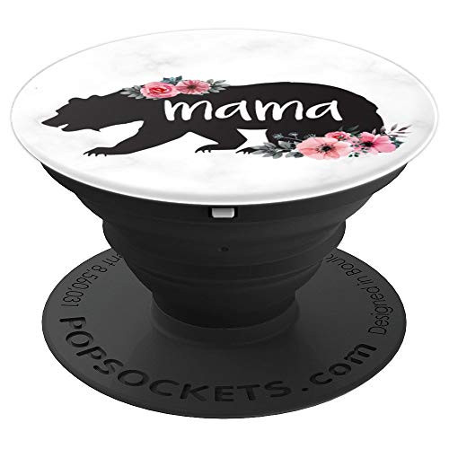 Mama Bear Mothers Day Watercolor flower floral Cute Mom Gift PopSockets Grip and Stand for Phones and Tablets Mama Bear Mothers Day Watercolor flower floral Cute Mom Gift PopSockets Grip and Stand for Phones and Tablets