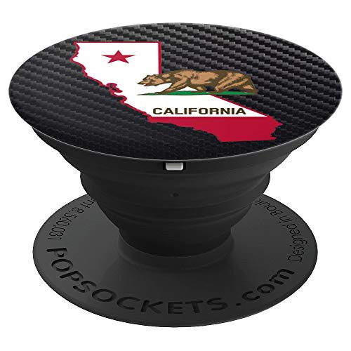 California State Flag Bear PopSockets Grip and Stand for Phones and Tablets