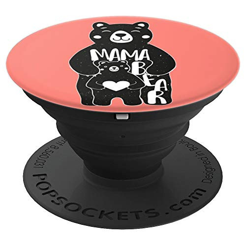 Mama Bear Mom Gift PACJ2433 PopSockets Grip and Stand for Phones and Tablets