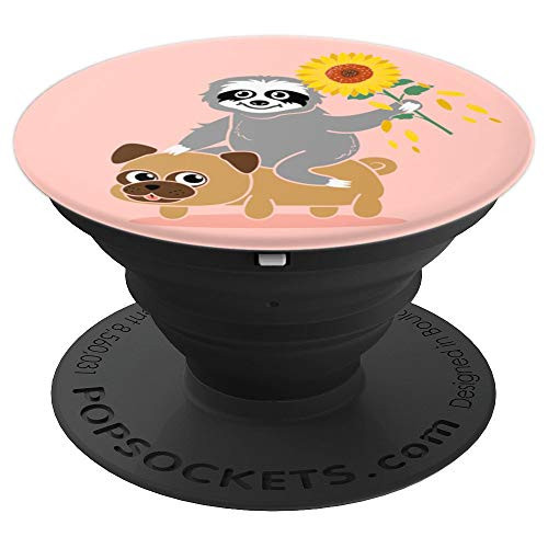 Sunflower Accessory Pug Sloth Rose Cool Cute Gift PopSockets Grip and Stand for Phones and Tablets Sunflower Accessory Pug Sloth Rose Cool Cute Gift PopSockets Grip and Stand for Phones and Tablets