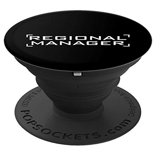 Regional Manager Gift Office Supervisor Shift Leader PopSockets Grip and Stand for Phones and Tablets