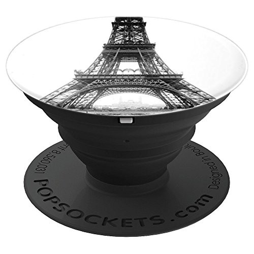 Vintage Construction of the Eiffel Tower Paris France PopSockets Grip and Stand for Phones and Tablets
