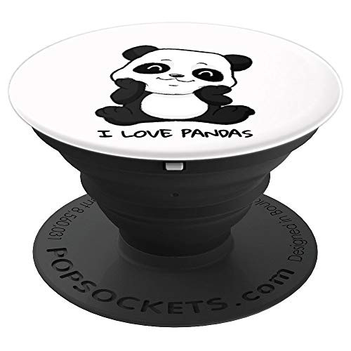 I love Pandas Shirt Sweet Panda bear Baby Panda Girl PopSockets Grip and Stand for Phones and Tablets