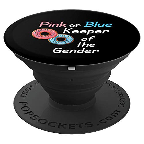 Donuts Keeper of the Gender Baby Gender Reveal Party Shower PopSockets Grip and Stand for Phones and Tablets