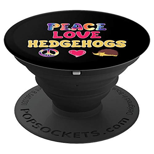 Peace Love Hedgehogs Clothes Outfit Art Gift Hedgehog PopSockets Grip and Stand for Phones and Tablets Peace Love Hedgehogs Clothes Outfit Art Gift Hedgehog PopSockets Grip and Stand for Phones and Tablets