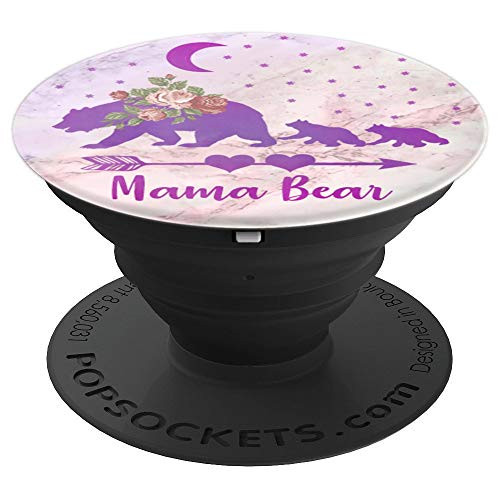 Mom Mama Bear PopSockets Grip and Stand for Phones and Tablets