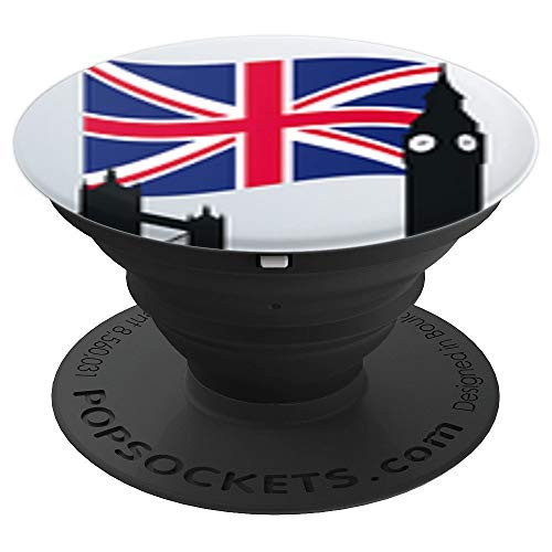 UK Popsocket Flag London CityTower BridgeBig Ben Gift PopSockets Grip and Stand for Phones and Tablets