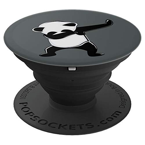 Dabbing Panda Bear Phone Grip for Women Men Kids PopSockets Grip and Stand for Phones and Tablets